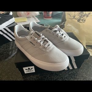 Adidas size 3 kids shoes grey